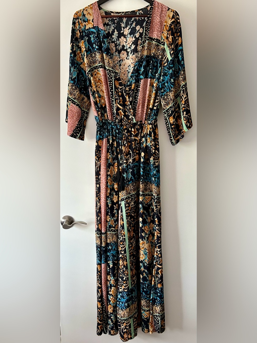 Jaase Australia Fern Willow Clay Floral Jumpsuit